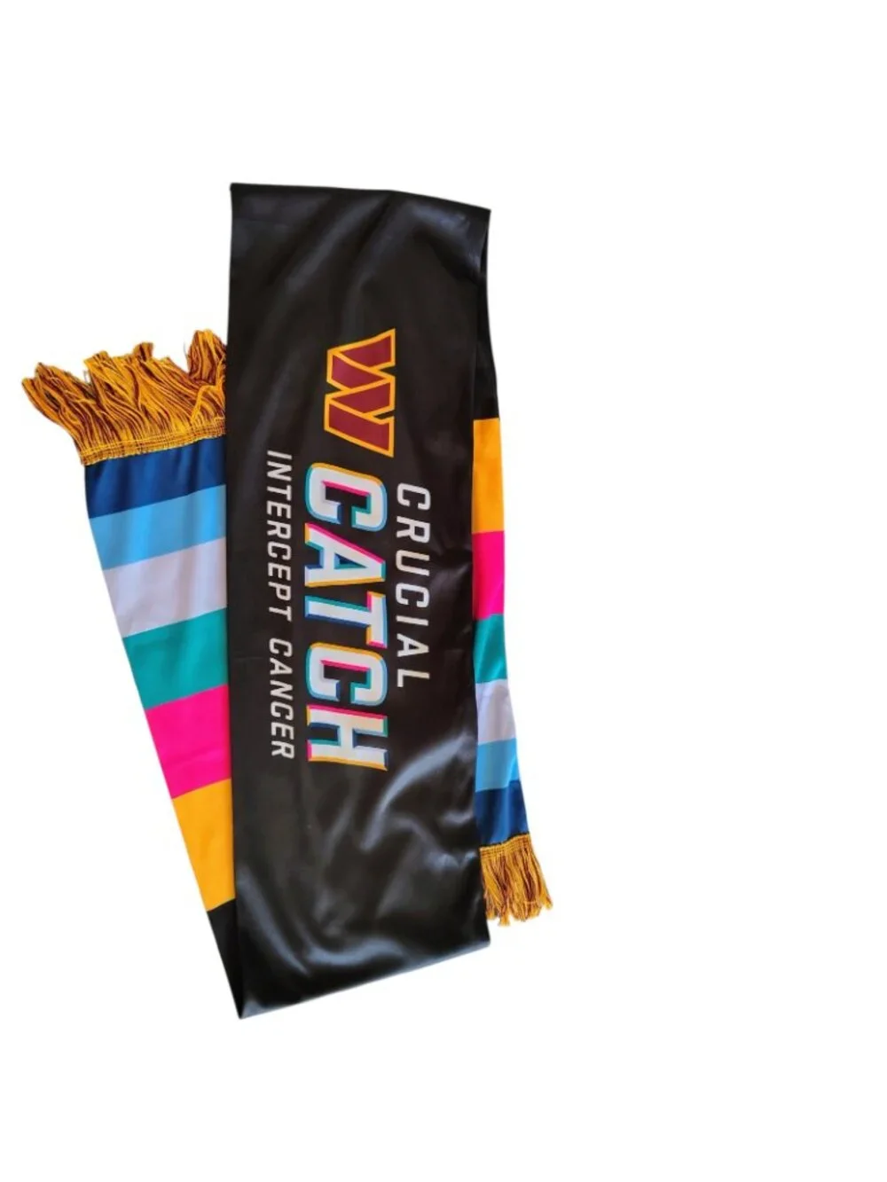 Washington Commanders NFL Cancer Scarf Crucial Catch Stadium Give Away
